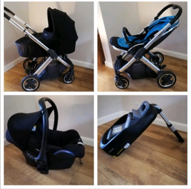 oyster travel system with isofix